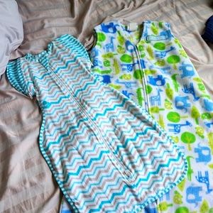 Love to swaddle and Halo sleepsack